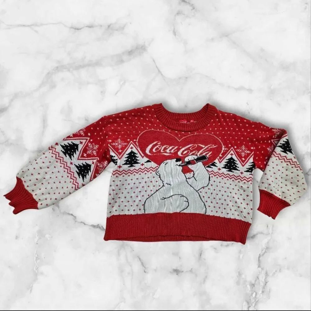 Coca-Cola Vintage Polar Bear Sweater Size XL
